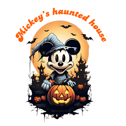 Iron On DTF Transfers For T-Shirt Clothes about 15cm Kids size Mickey mouse 1- 26