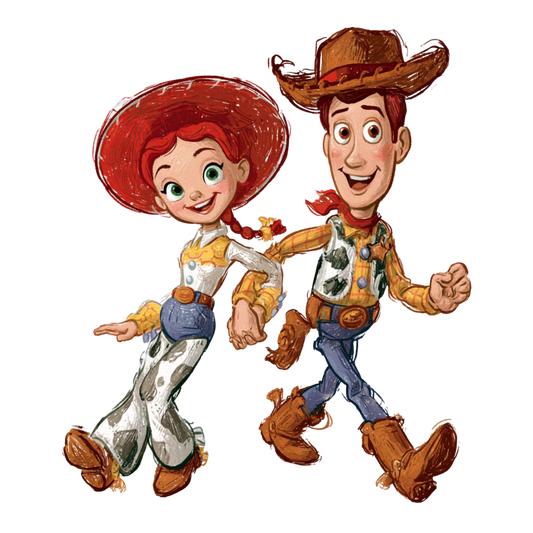 Iron On DTF Transfers For T-Shirt Clothes about 22cm 10 to choice from Toy Story 5