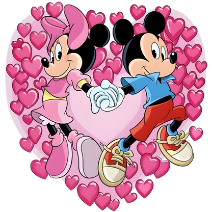 Iron On DTF Transfers For T-Shirt Clothes about 22cm 10 to choice from Valentines