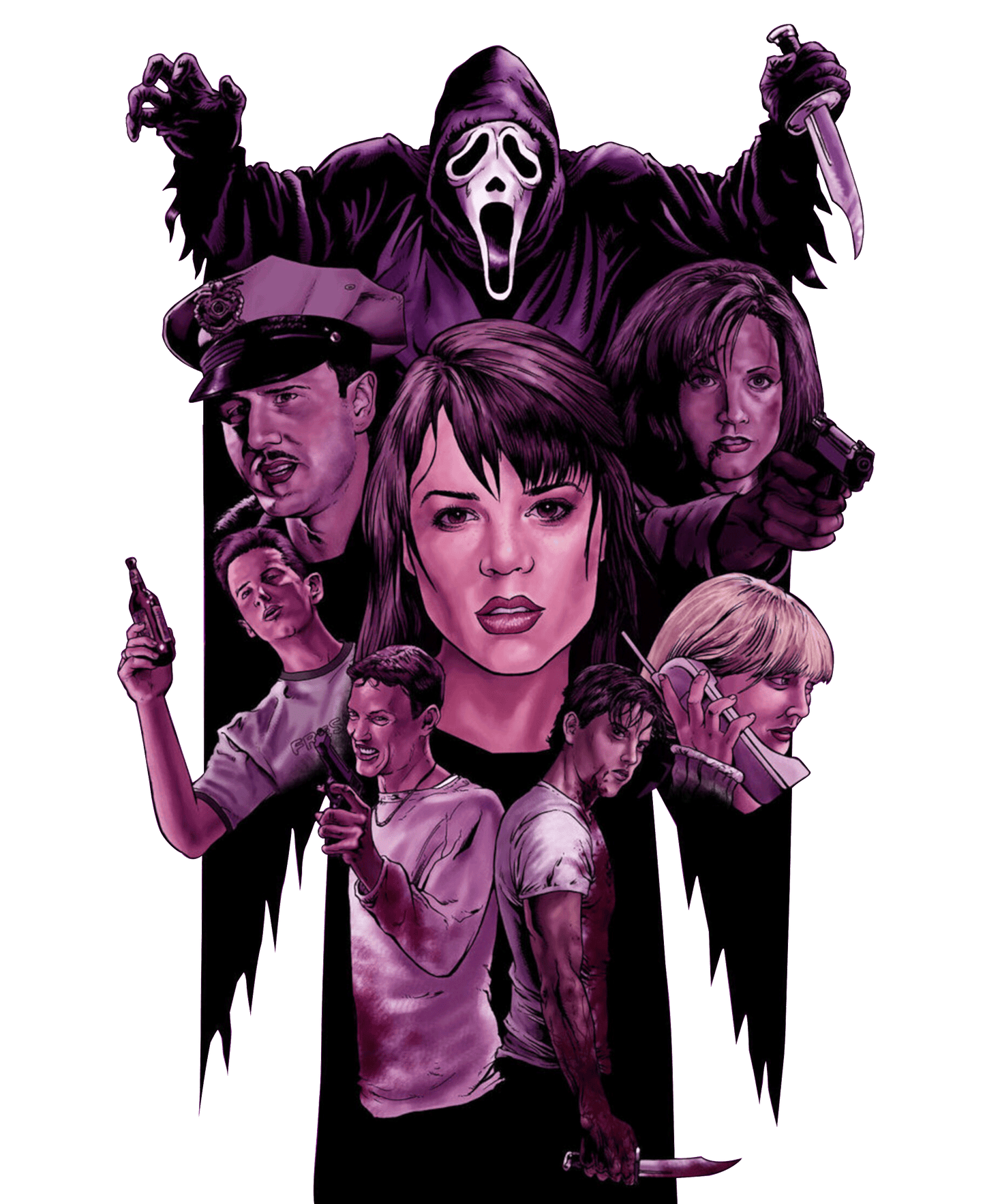 Iron On DTF Transfers For T-Shirt Clothes about 25cm Classic 2