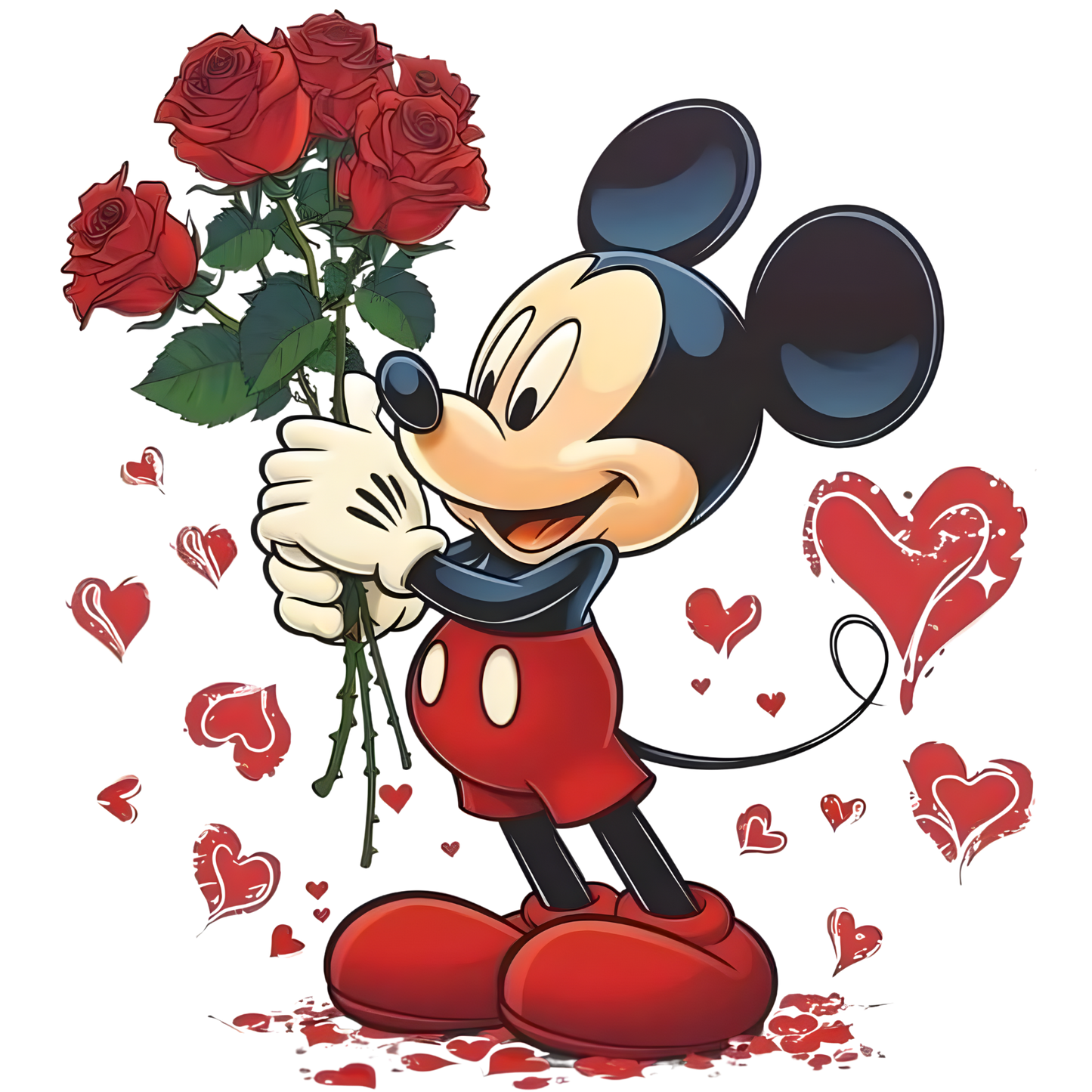 Iron On DTF Transfers For T-Shirt Clothes about 22cm 10 to choice from Valentines