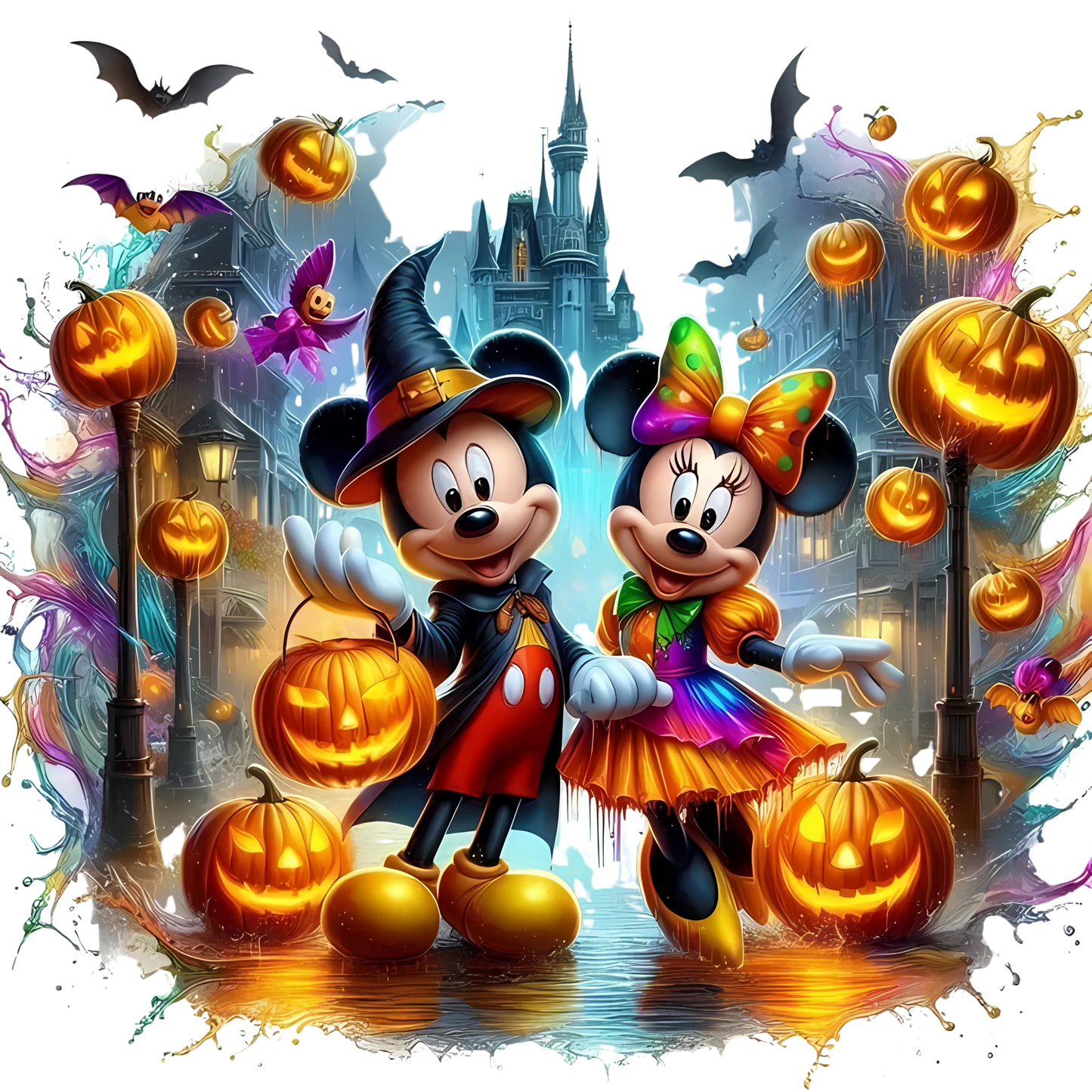Iron On DTF Transfers For T-Shirt Clothes about 15cm Kids size Mickey mouse 2 1 - 26