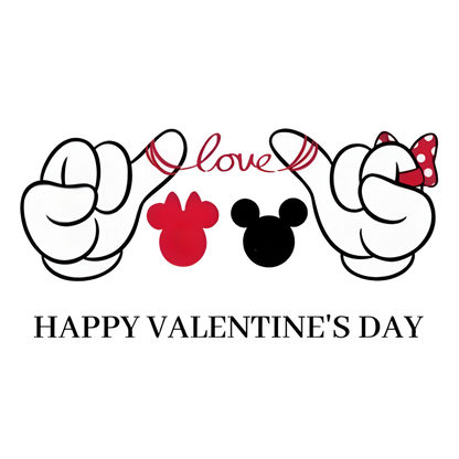 Iron On DTF Transfers For T-Shirt Clothes about 22cm 10 to choice from Valentines