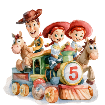 Iron On DTF Transfers For T-Shirt Clothes about 22cm 10 to choice from Toy Story 5