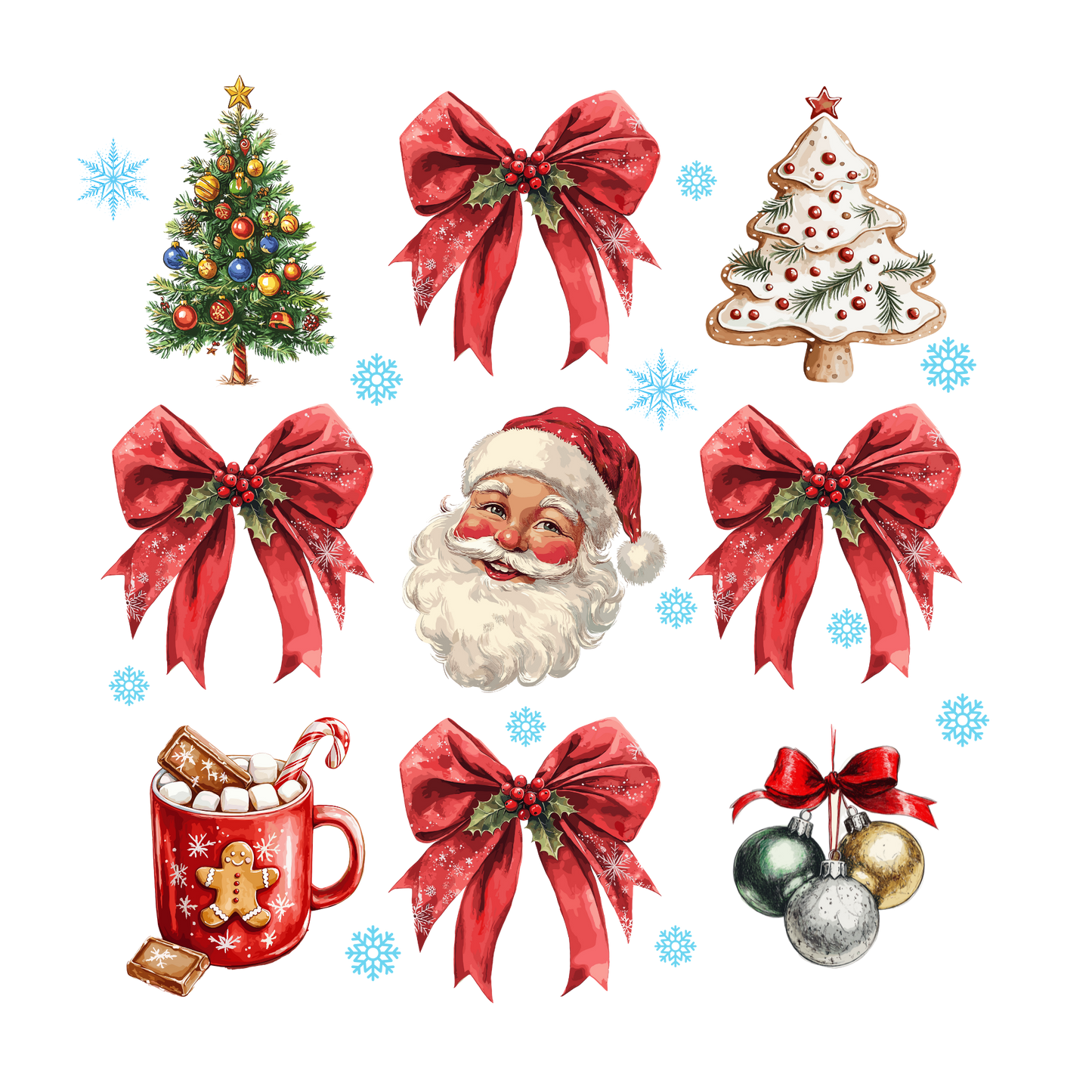 Iron On DTF Transfers For T-Shirt Clothes about 22 8 to choice from Xmas 1