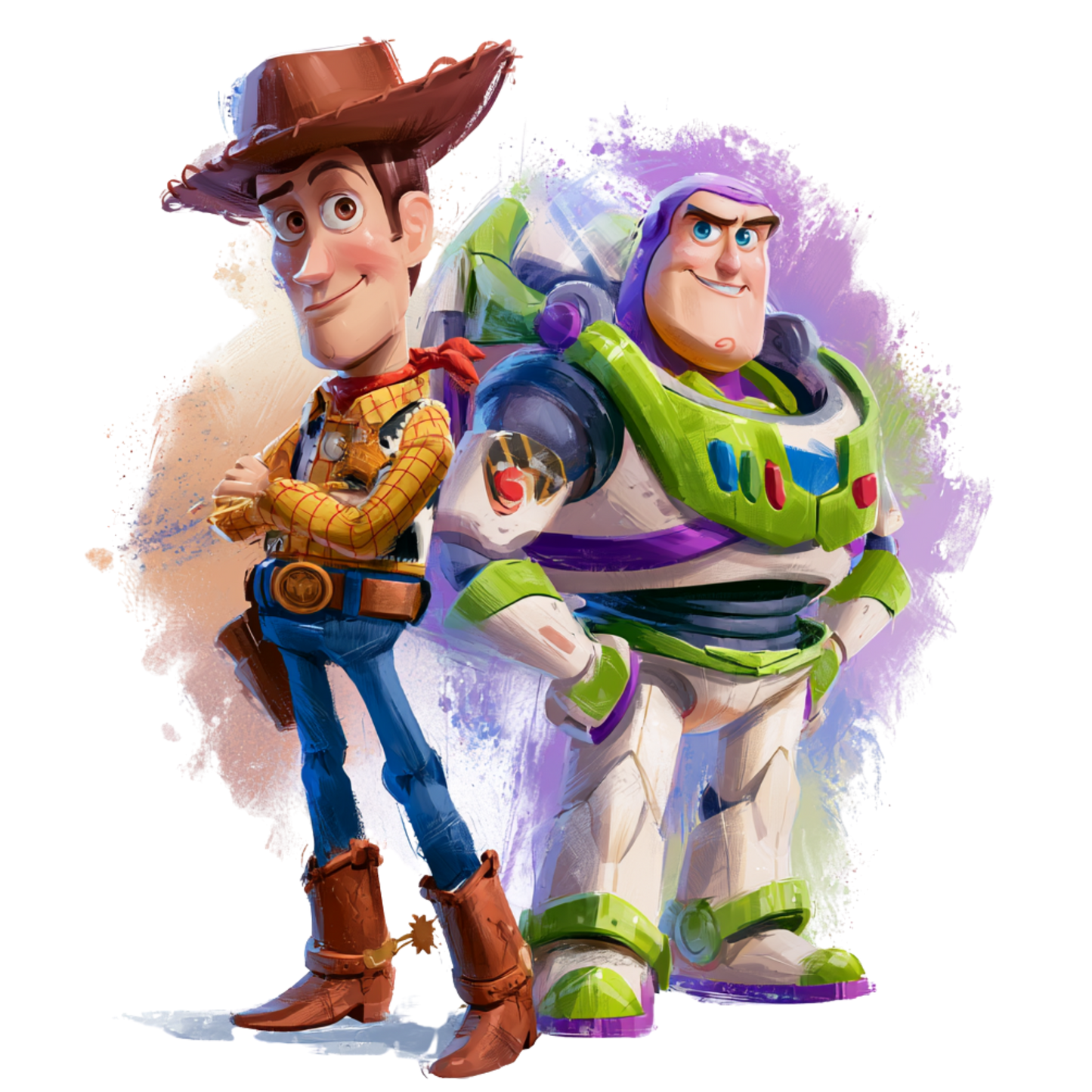Iron On DTF Transfers For T-Shirt Clothes about 22cm 10 to choice from Toy Story 5