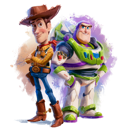 Iron On DTF Transfers For T-Shirt Clothes about 22cm 10 to choice from Toy Story 5