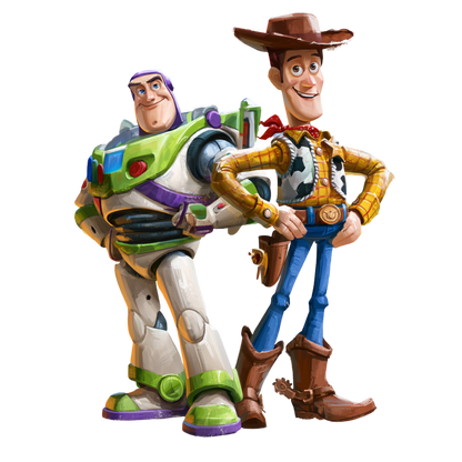 Iron On DTF Transfers For T-Shirt Clothes about 22cm 10 to choice from Toy Story 5