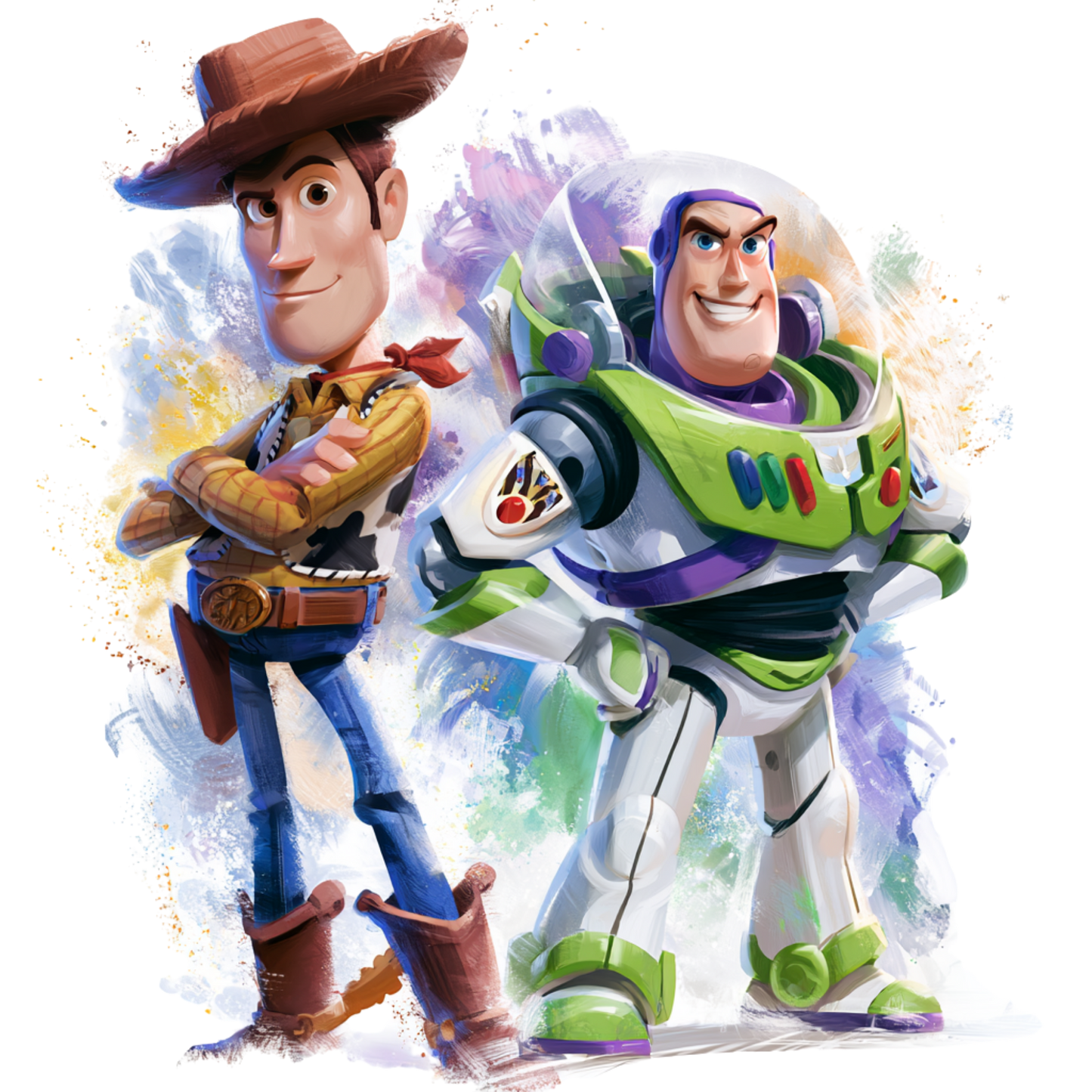 Iron On DTF Transfers For T-Shirt Clothes about 22cm 10 to choice from Toy Story 5