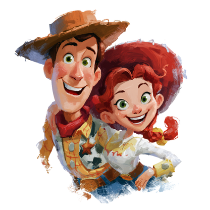 Iron On DTF Transfers For T-Shirt Clothes about 22cm 10 to choice from Toy Story 5