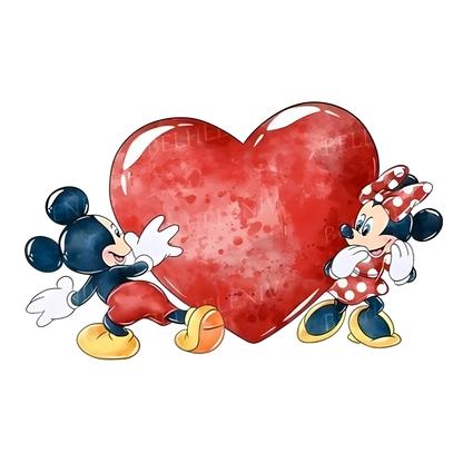 Iron On DTF Transfers For T-Shirt Clothes about 22cm 10 to choice from Valentines