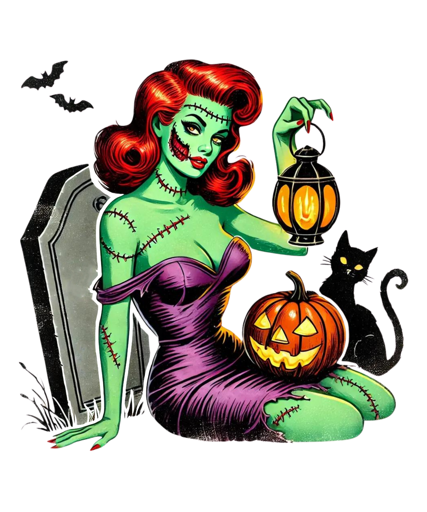 Iron On DTF Transfers For T-Shirt Clothes about 22cm Vintage