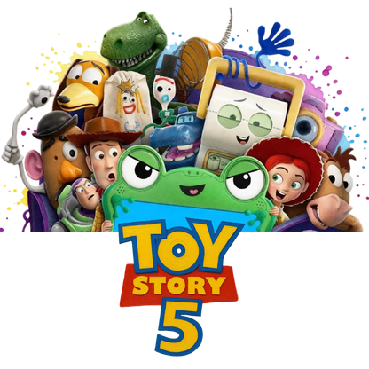 Iron On DTF Transfers For T-Shirt Clothes about 22cm 10 to choice from Toy Story 5