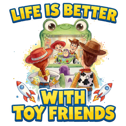 Iron On DTF Transfers For T-Shirt Clothes about 22cm 10 to choice from Toy Story 5