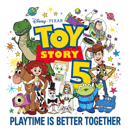 Iron On DTF Transfers For T-Shirt Clothes about 22cm 10 to choice from Toy Story 5