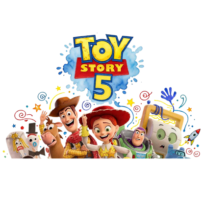 Iron On DTF Transfers For T-Shirt Clothes about 22cm 10 to choice from Toy Story 5