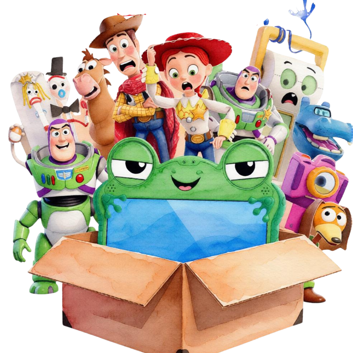 Iron On DTF Transfers For T-Shirt Clothes about 22cm 10 to choice from Toy Story 5