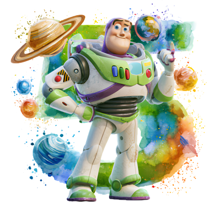 Iron On DTF Transfers For T-Shirt Clothes about 22cm 10 to choice from Toy Story 5