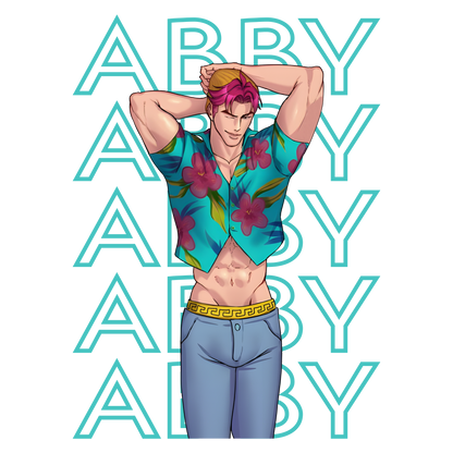 Iron On DTF Transfers For T-Shirt Clothes about 20cm 5 to choice from