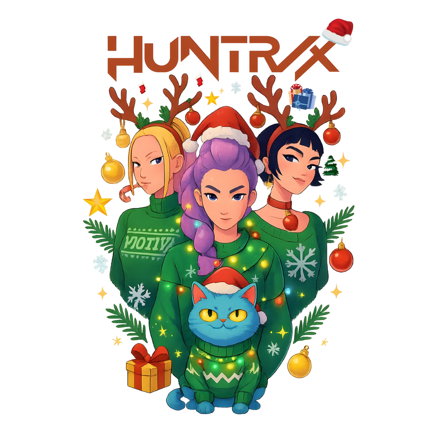 Iron On DTF Transfers For T-Shirt Clothes about 20cm 5 to choice from