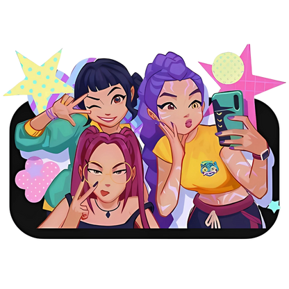 Iron On DTF Transfers For T-Shirt Clothes about 20cm 5 to choice from