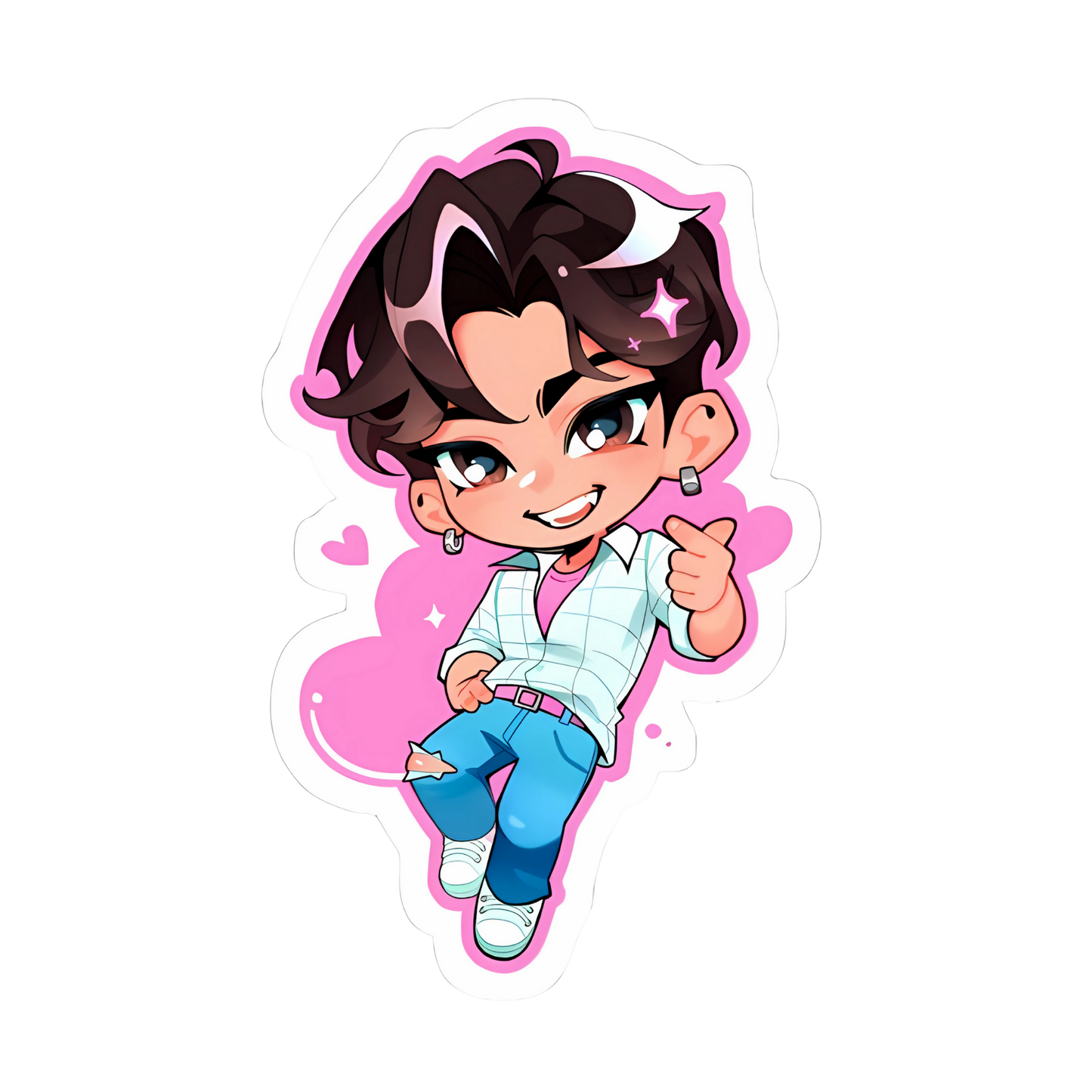 Iron On DTF Transfers For T-Shirt Clothes about 20cm 5 to choice from