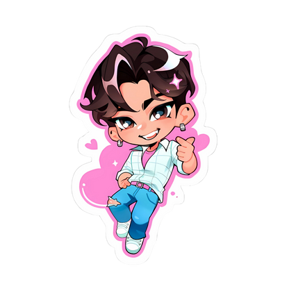 Iron On DTF Transfers For T-Shirt Clothes about 20cm 5 to choice from