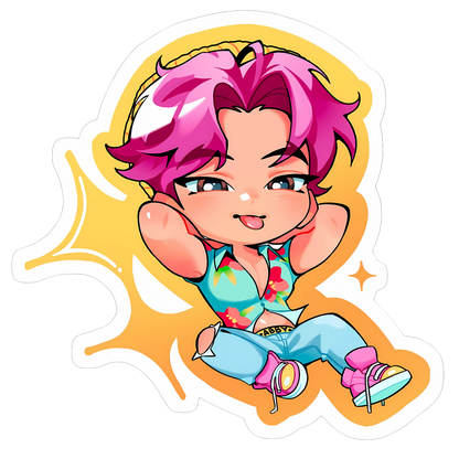 Iron On DTF Transfers For T-Shirt Clothes about 20cm 5 to choice from