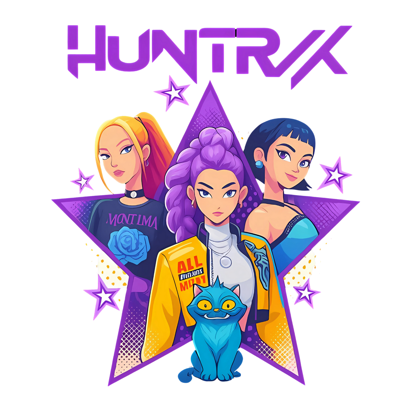 Iron On DTF Transfers For T-Shirt Clothes about 20cm 5 to choice from