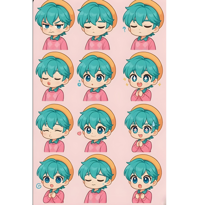 Iron On DTF Transfers For T-Shirt Clothes about 20cm 5 to choice from