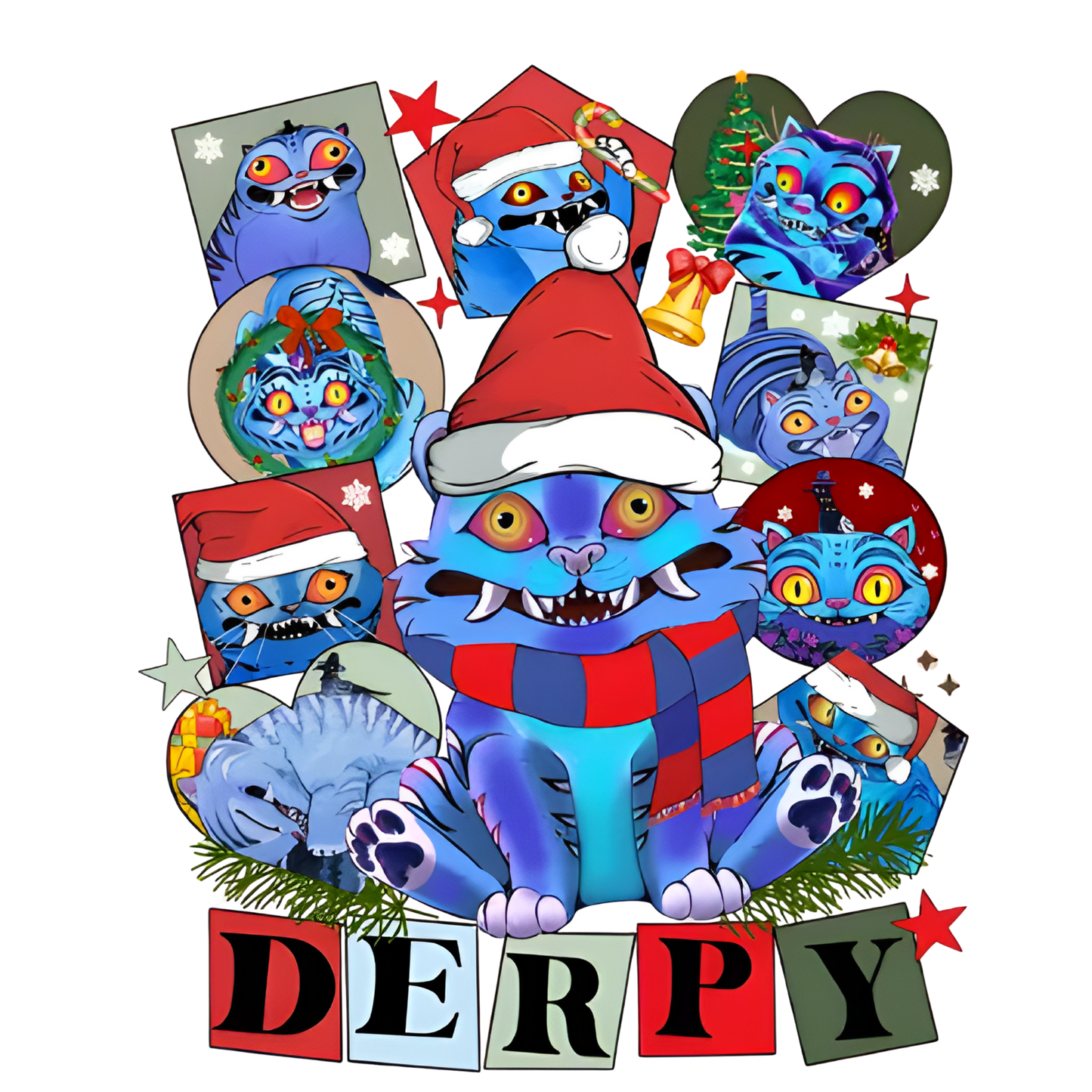 Iron On DTF Transfers For T-Shirt Clothes about 20cm 5 to choice from