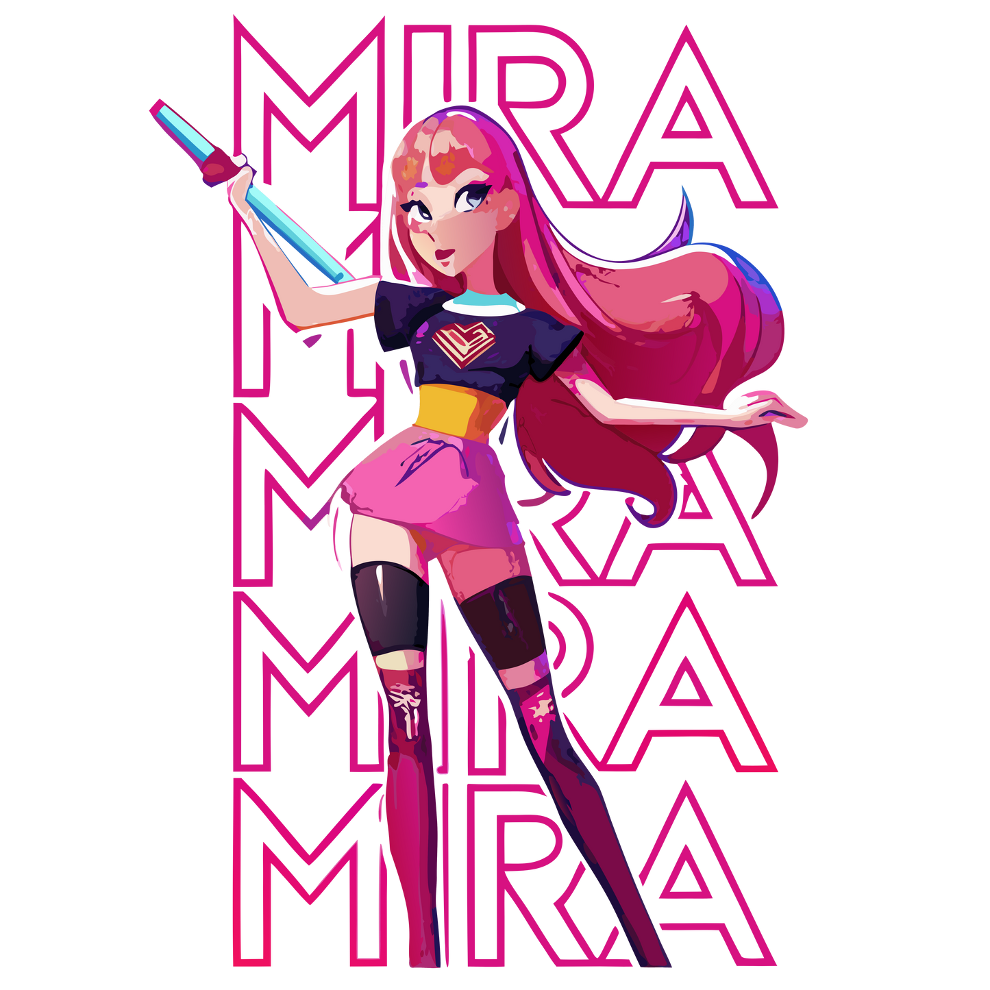 Iron On DTF Transfers For T-Shirt Clothes about 20cm 5 to choice from