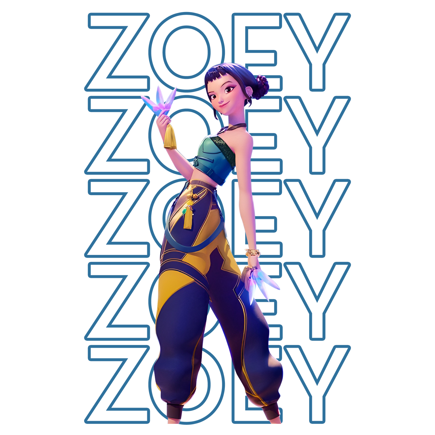 Iron On DTF Transfers For T-Shirt Clothes about 20cm 5 to choice from