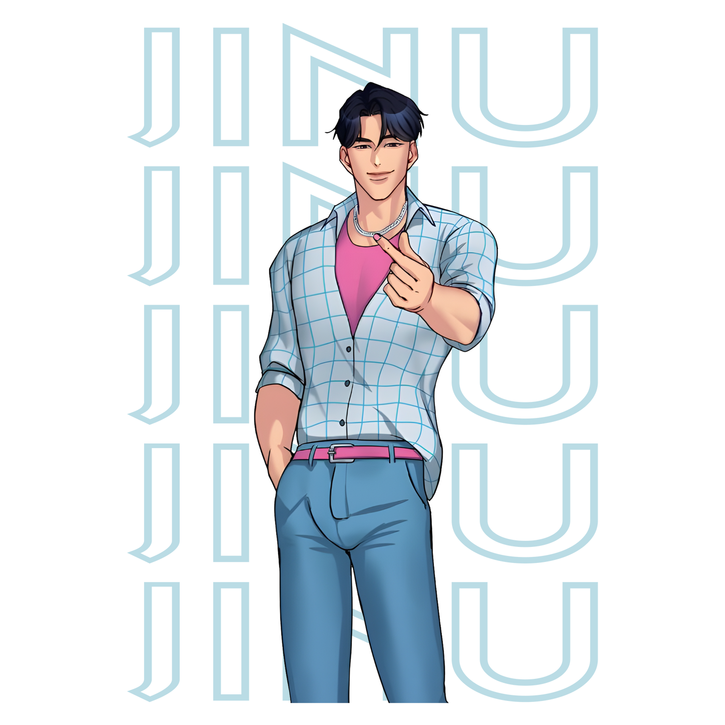 Iron On DTF Transfers For T-Shirt Clothes about 20cm 5 to choice from