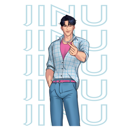 Iron On DTF Transfers For T-Shirt Clothes about 20cm 5 to choice from