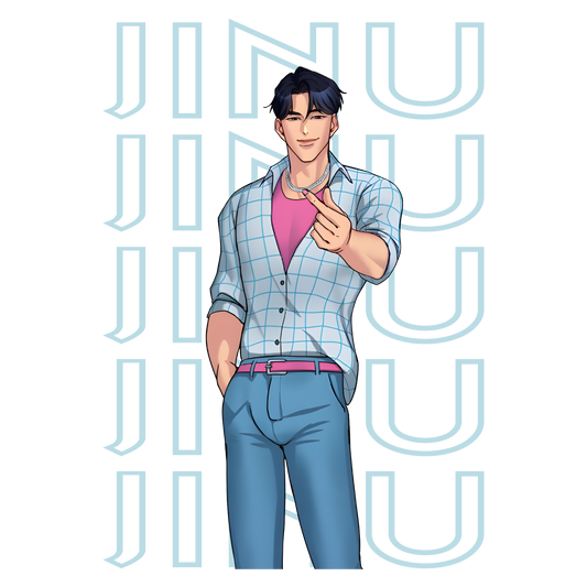 Iron On DTF Transfers For T-Shirt Clothes about 20cm 5 to choice from