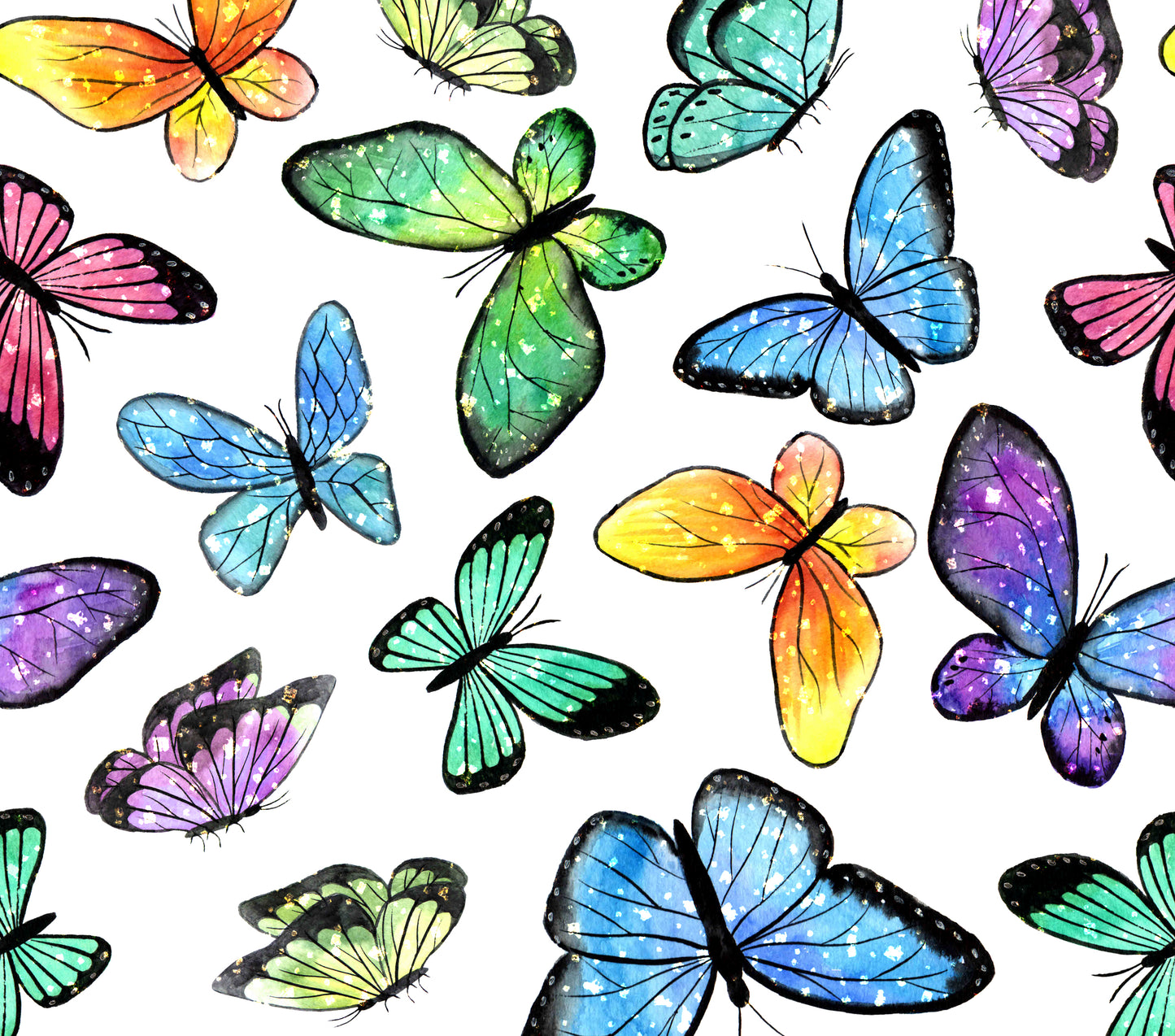 20 Oz Skinny Tumblers Butterfly