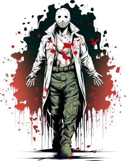 Iron On DTF Transfers For T-Shirt Clothes about 22cm Classic