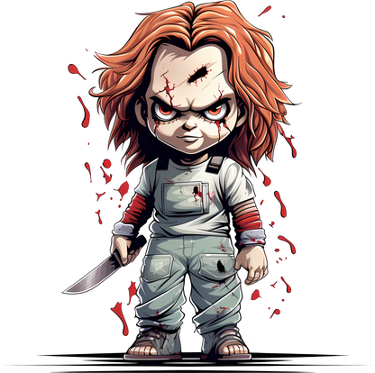 Iron On DTF Transfers For T-Shirt Clothes about 22cm Classic