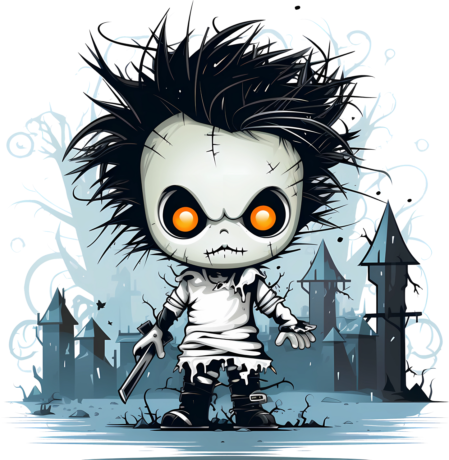 Iron On DTF Transfers For T-Shirt Clothes about 22cm Classic