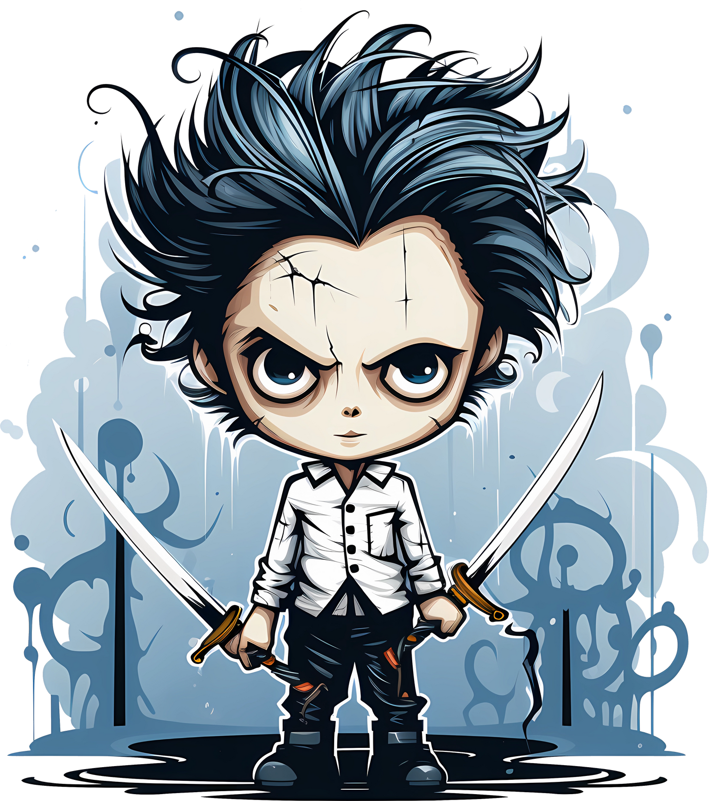 Iron On DTF Transfers For T-Shirt Clothes about 22cm Classic