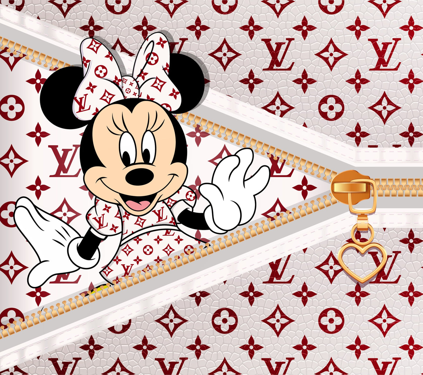20 Oz Skinny Tumblers LV Minnie design 47 image to choice from