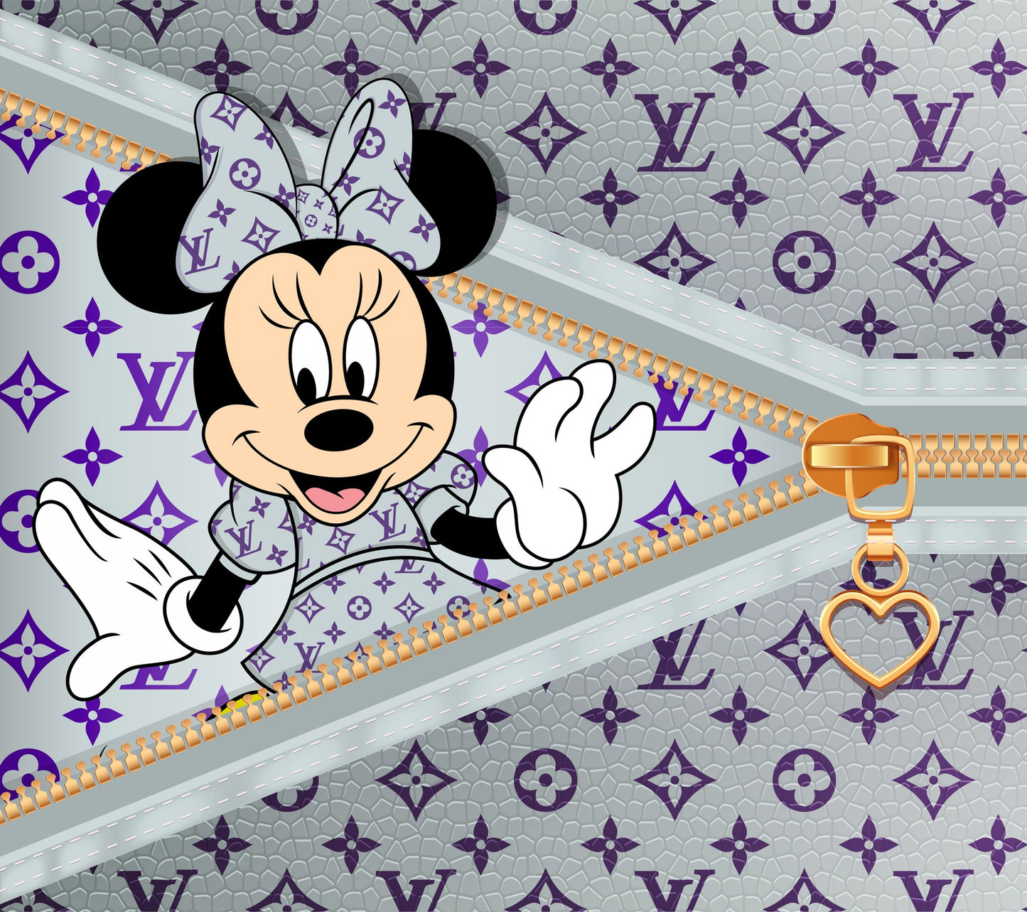 20 Oz Skinny Tumblers LV Minnie design 47 image to choice from