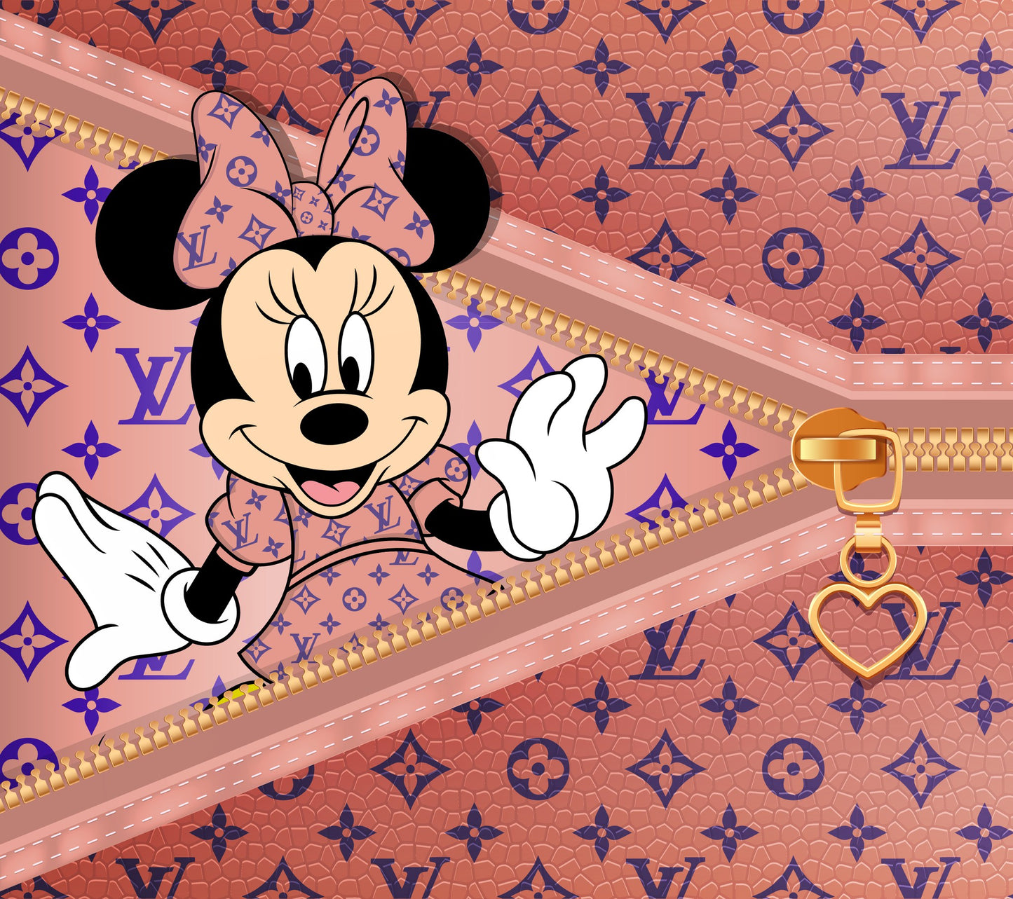 20 Oz Skinny Tumblers LV Minnie design 47 image to choice from