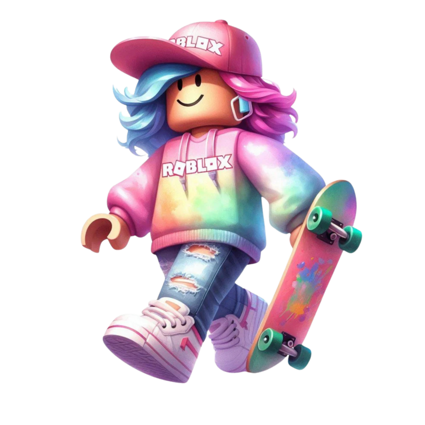 Iron On DTF Transfers For T-Shirt Clothes about 20cm 8 to choice from Roblox 1