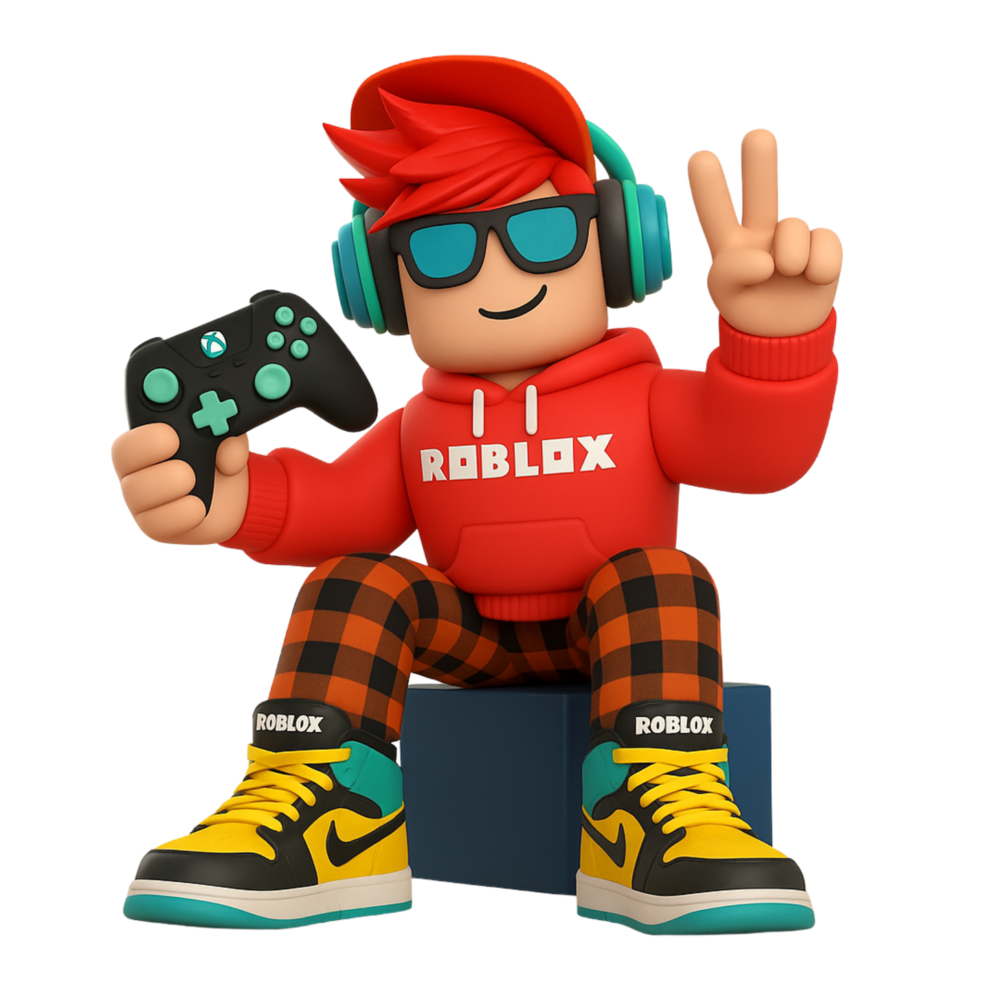 Iron On DTF Transfers For T-Shirt Clothes about 20cm 8 to choice from Roblox 1