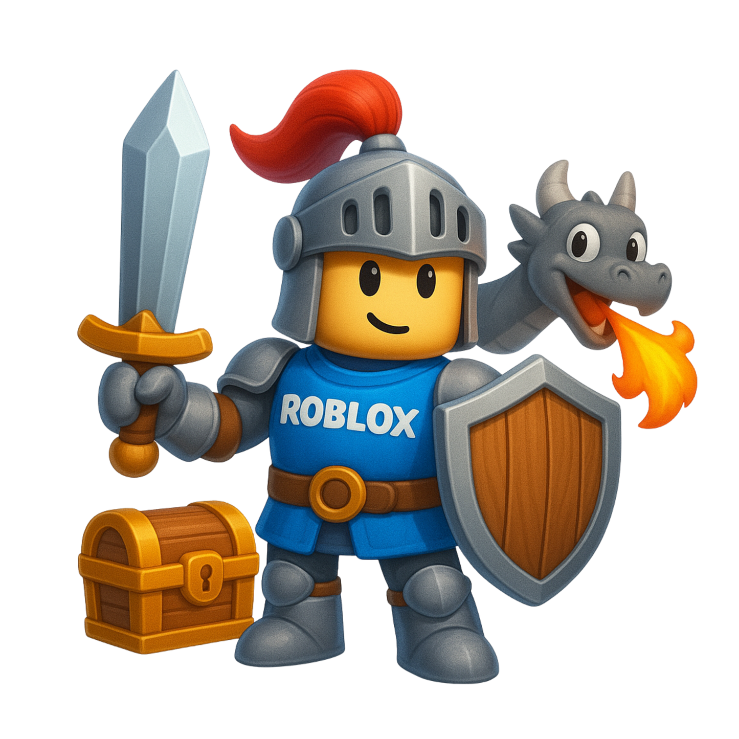 Iron On DTF Transfers For T-Shirt Clothes about 20cm 8 to choice from Roblox 3