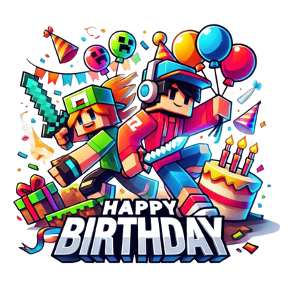 Iron On DTF Transfers For T-Shirt Clothes about 20cm 8 to choice from Roblox 3