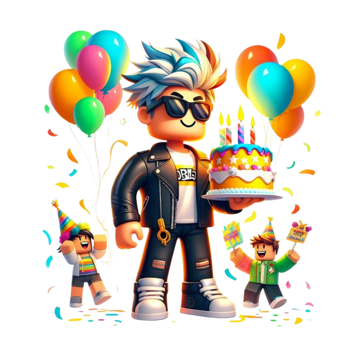 Iron On DTF Transfers For T-Shirt Clothes about 20cm 8 to choice from Roblox 4