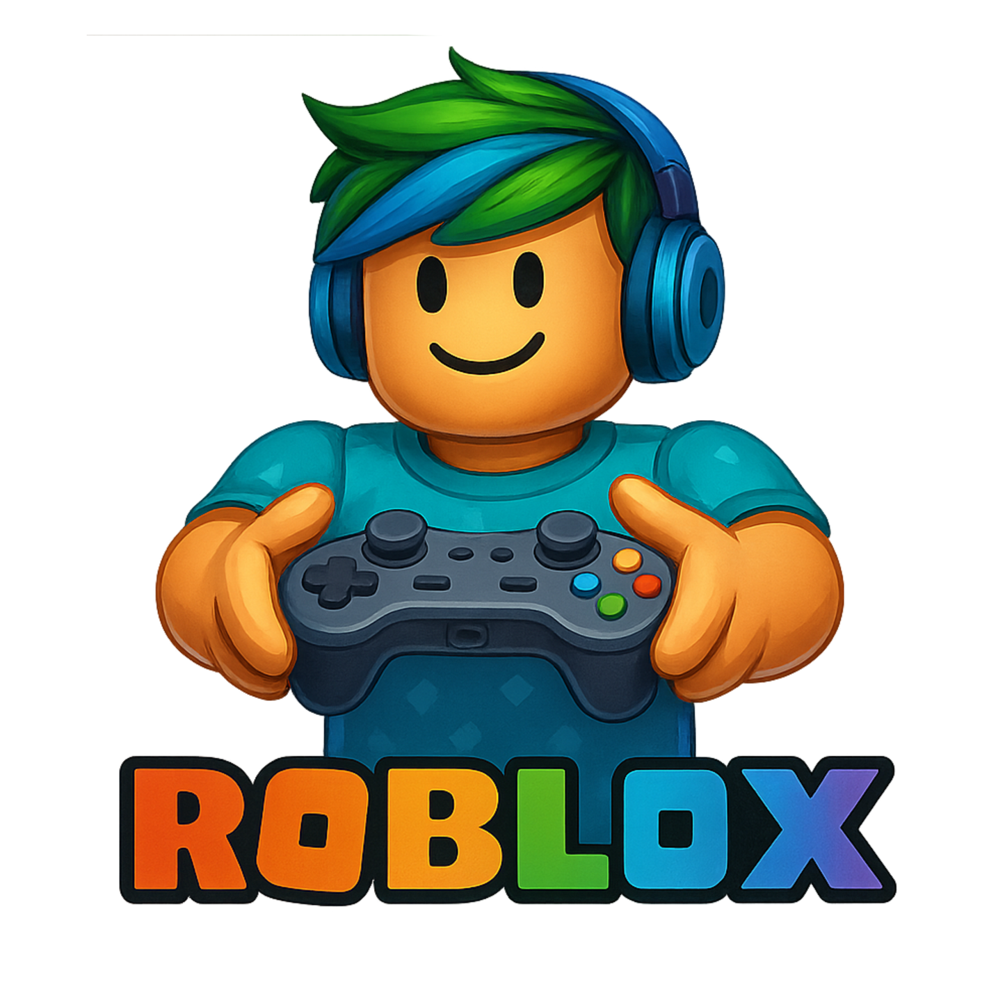 Iron On DTF Transfers For T-Shirt Clothes about 20cm 8 to choice from Roblox 4